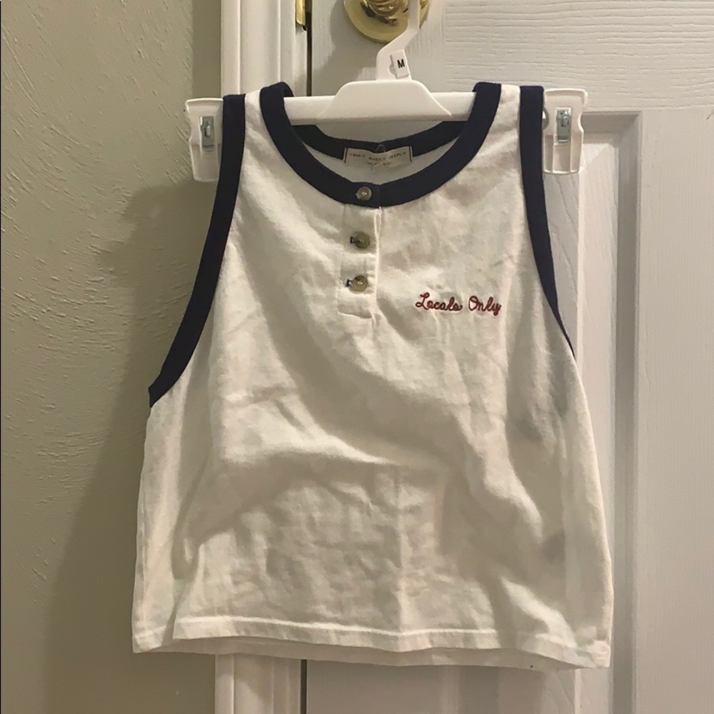 “LOCALS ONLY White Cami